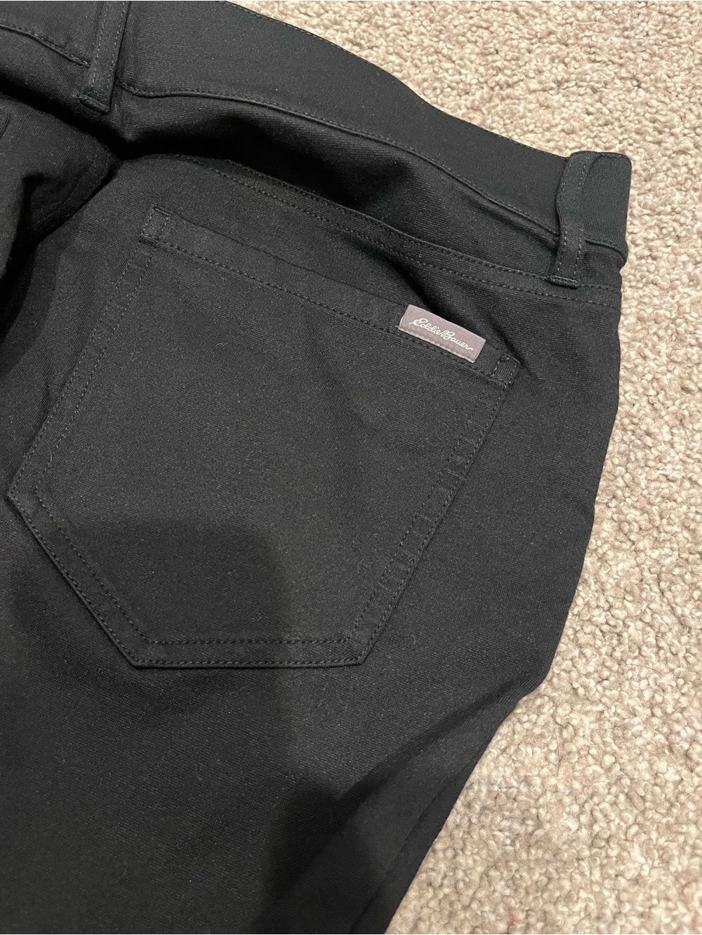 Eddie Bauer Black Pull-On Pants - Picture 3 of 3